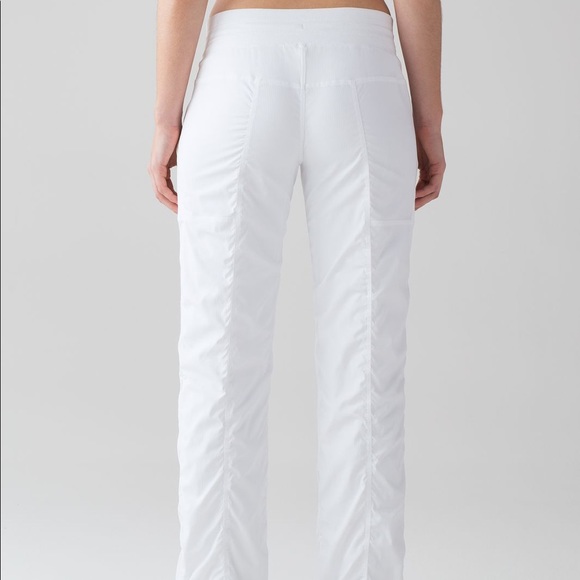 White lulu lemon studio pants - Picture 2 of 3